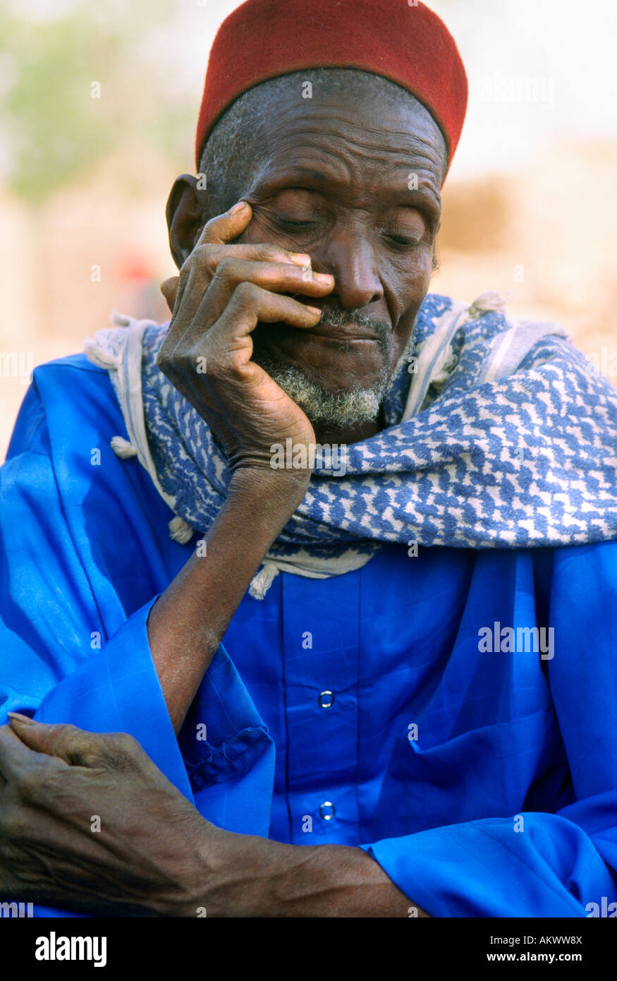 Villaggio sambuco Bendiele Mali Foto Stock