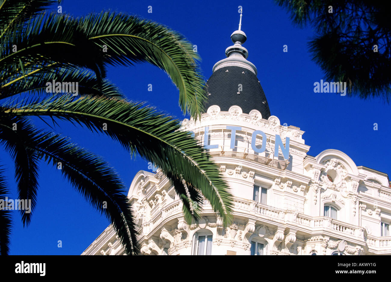 Francia, Aples Maritimes, Cannes, Carlton hotel Foto Stock