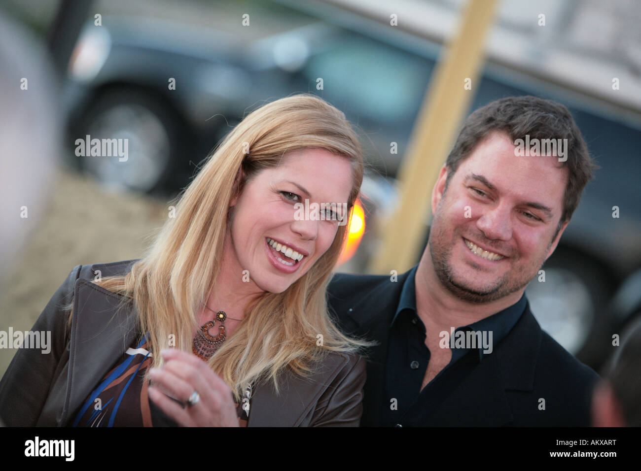 Jeanette Macchi Meier e il marito Patrizio alla premiere di AFRIKA! AFRIKA!, dal WestLink, areale Zuerich-Altstetten, Svizzera Foto Stock