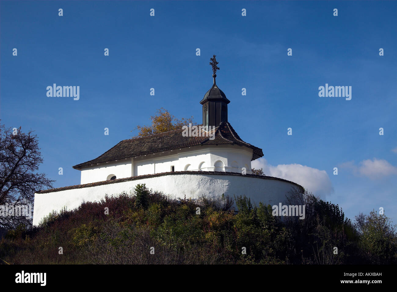 Heilig Grab cappella vicino Weiterdingen, Hegau, contea di Costanza, Baden-Wuerttemberg, Germania Foto Stock