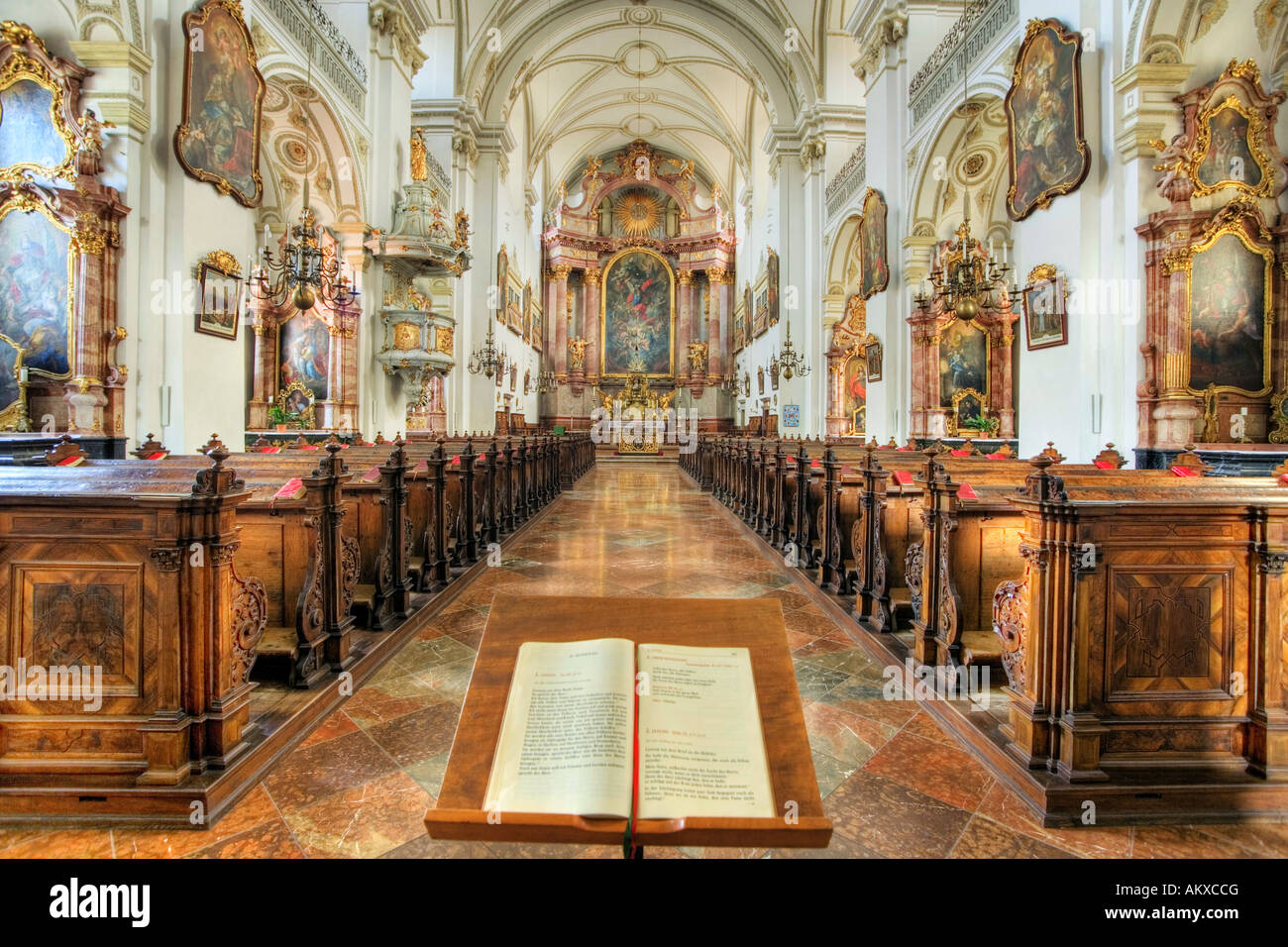 Chiesa parrocchiale Sankt Michael, Austria superiore, Austria Foto Stock