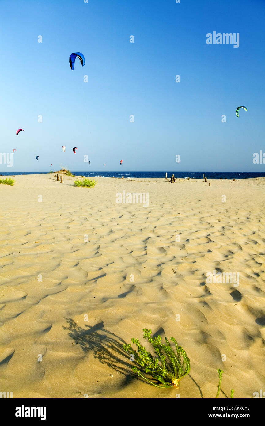 La Grande-Motte - Spiaggia di Le Grand-Travers - languedoc-roussillon - Francia Foto Stock