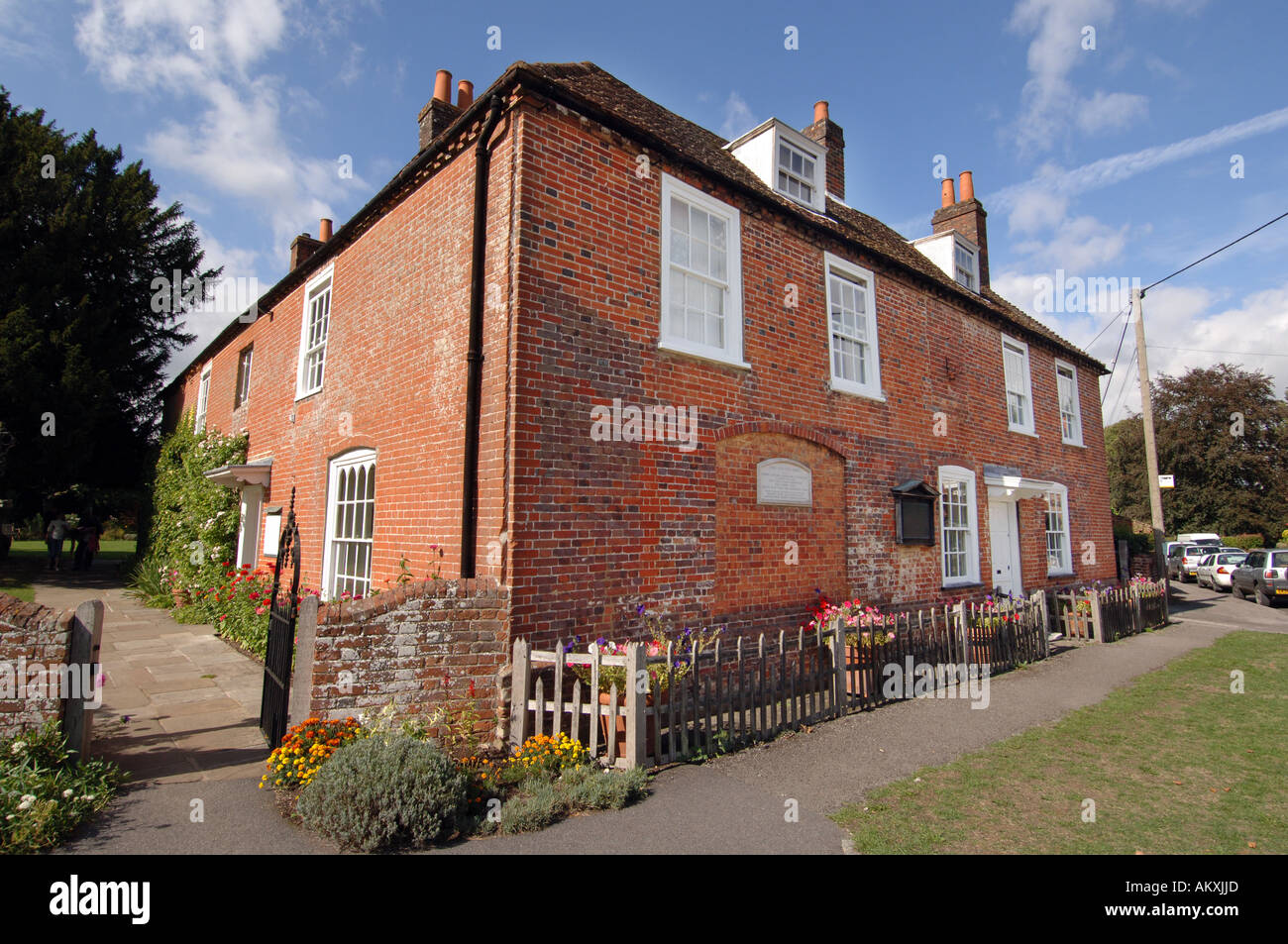 Autore Jane Austens casa del villaggio di Chawton Hampshire Foto Stock