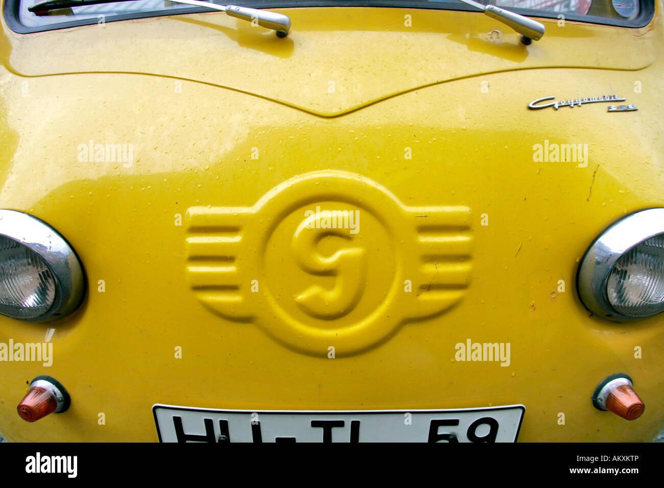 Goggomobil, il museo degli anni cinquanta, Hessen, Germania, Foto Stock