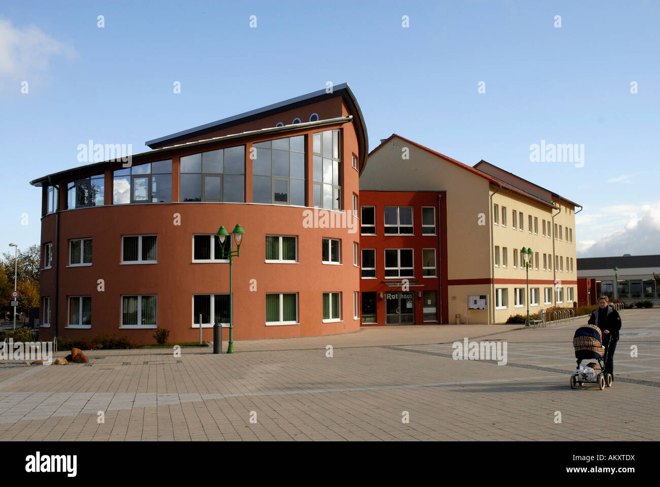 Town Hall, Thale, Harz, Sassonia-Anhalt, Germania Foto Stock