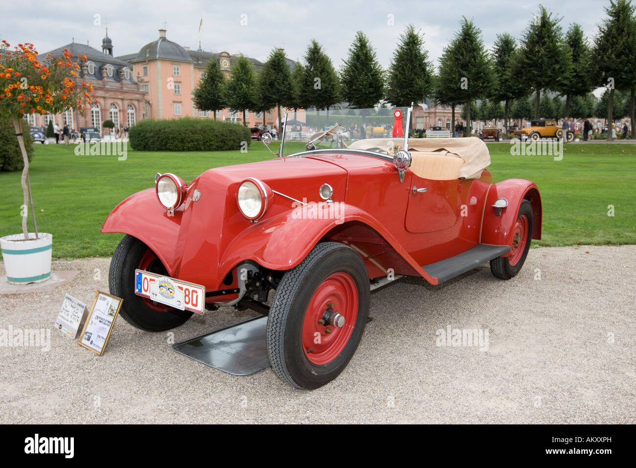 Tara Tipo 6 1933, vintage car meeting, Schwetzingen, Baden-Wuerttemberg, Germania Foto Stock