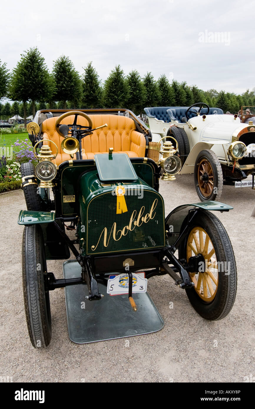 Vintage car meeting, Schwetzingen, Baden-Wuerttemberg, Germania Foto Stock