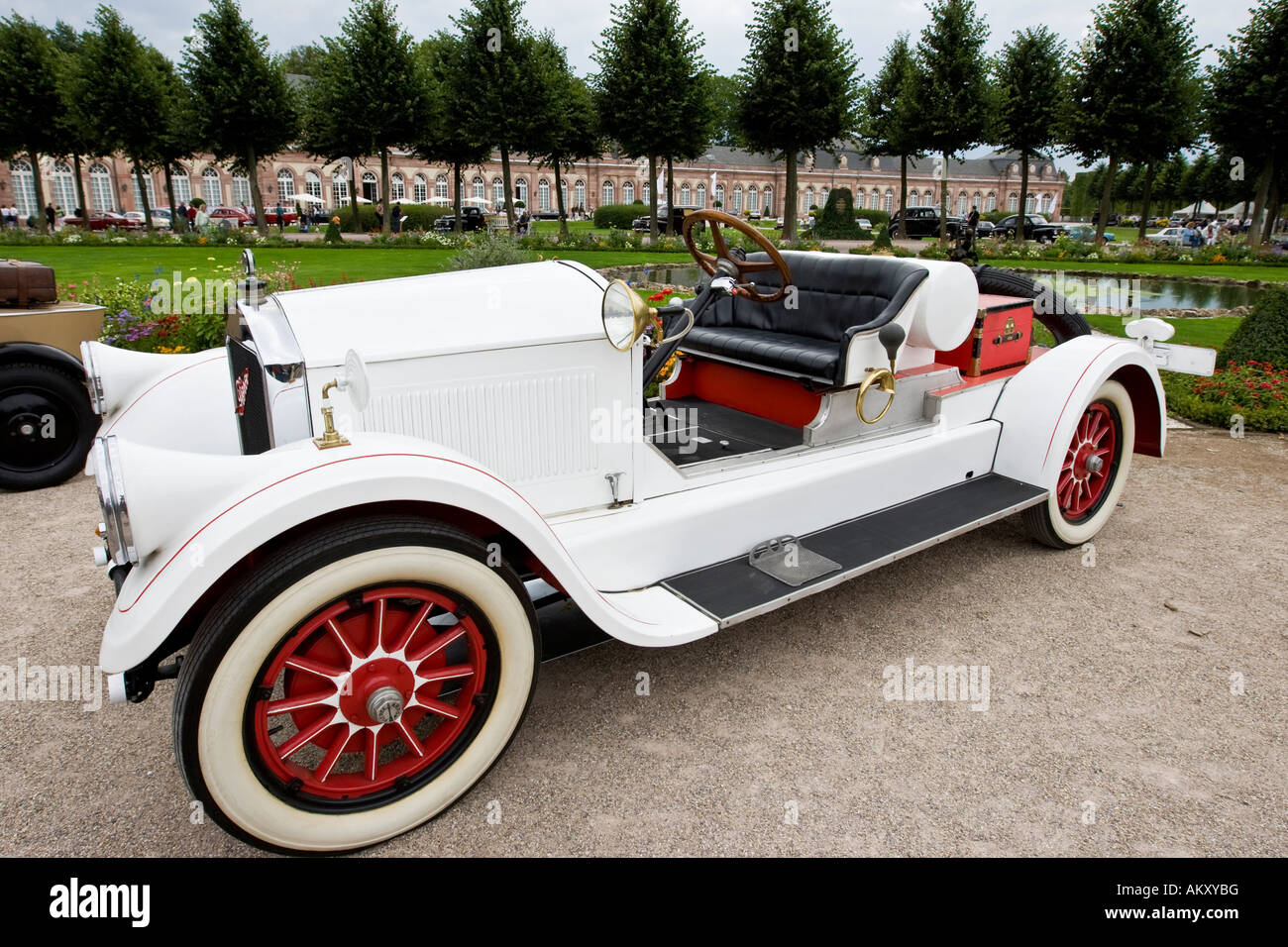 Pierce Arrow serie 80 Raceabout, USA 1925, vintage car meeting, Schwetzingen, Baden-Wuerttemberg, Germania Foto Stock