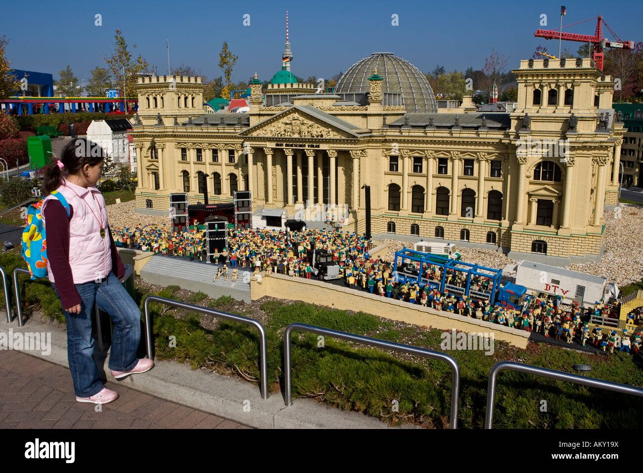 Modello di Berlino, Legoland, Guenzburg, Baviera, Germania Foto stock -  Alamy