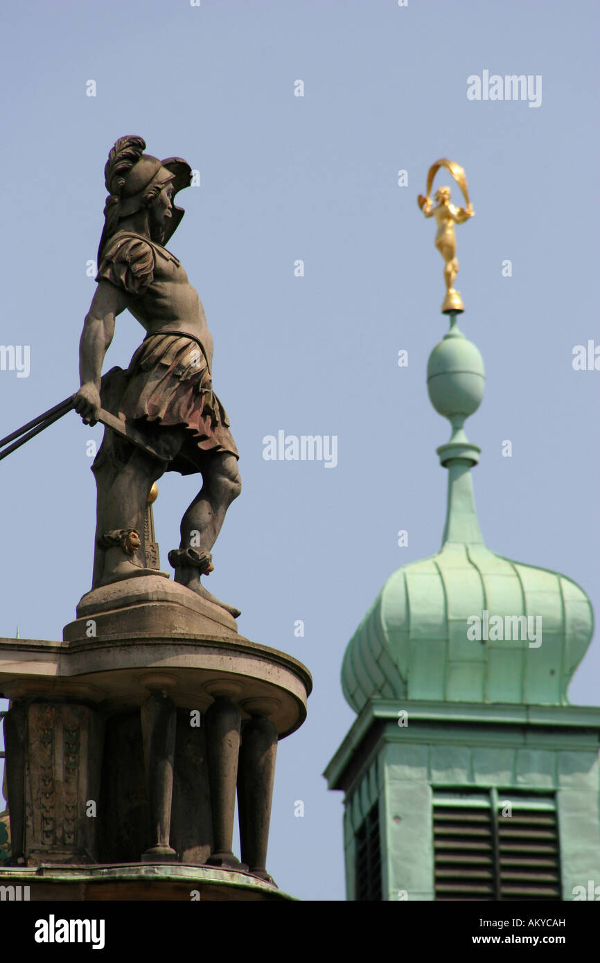 Statua nel Municipio di Brema, Germania, Europa Foto Stock