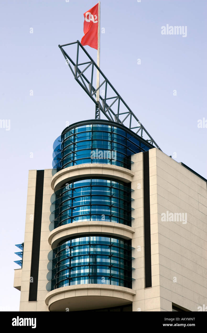 Willy Brandt edificio, sede del Partito socialdemocratico tedesco, SPD, Berlino, Germania Foto Stock