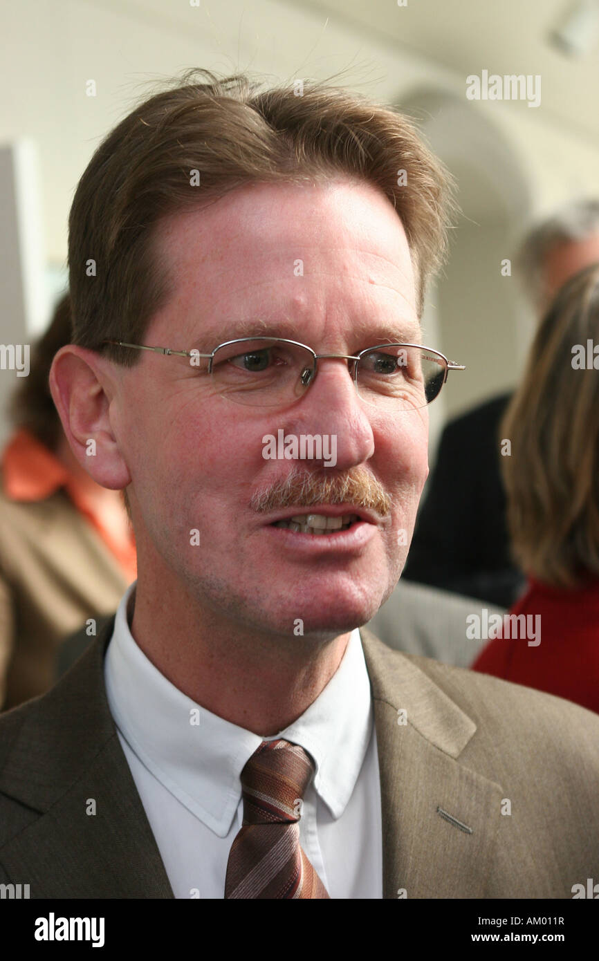 Il dott. Gerhard F. Braun Presidente degli imprenditori associazione DELLA RENANIA-PALATINATO, Germania Foto Stock