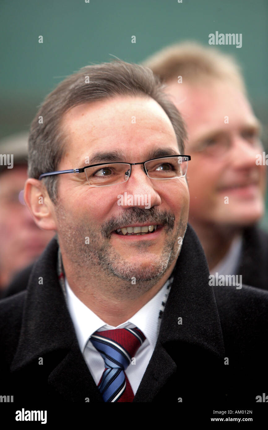 Matthias Platzeck ex presidente del partito socialdemocratico e primo ministro del Land di Brandeburgo, Germania Foto Stock