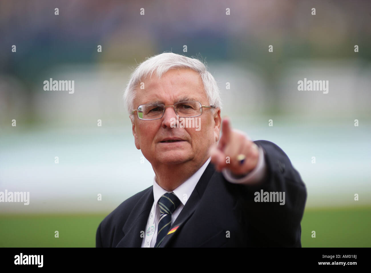 Presidente del tedesco Football Association Dott. Theo Zwanziger ha Foto Stock