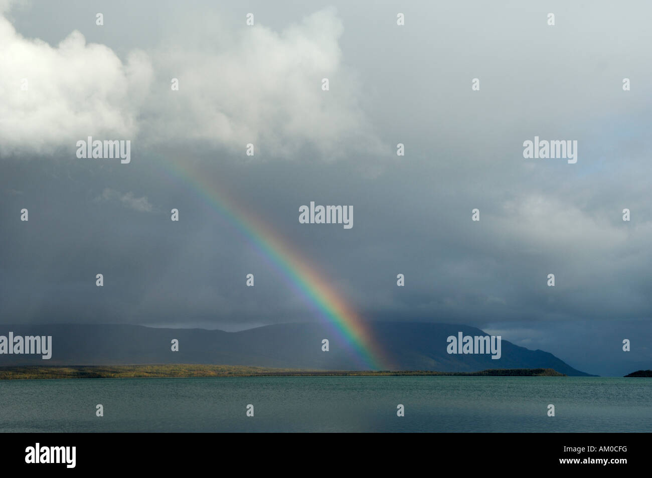 Rainbow, Katmaik National Park, Alaska, STATI UNITI D'AMERICA Foto Stock