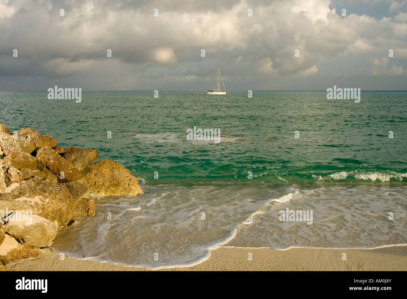 Spiagge di Bimini , Bimini, Bahamas Foto Stock