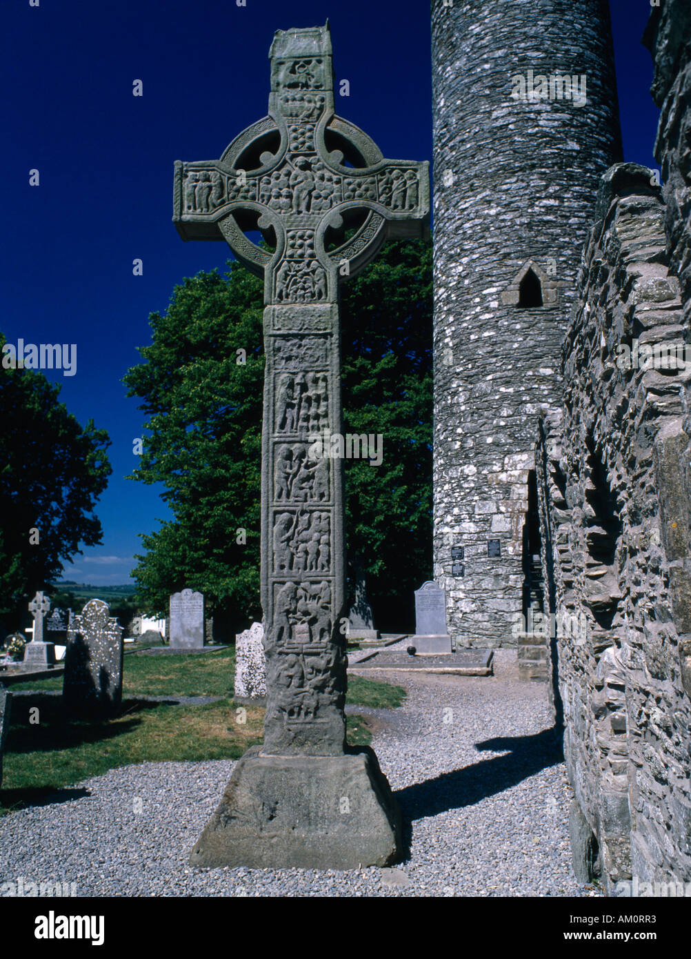L'Irlanda contea di Louth Monasterboice Foto Stock