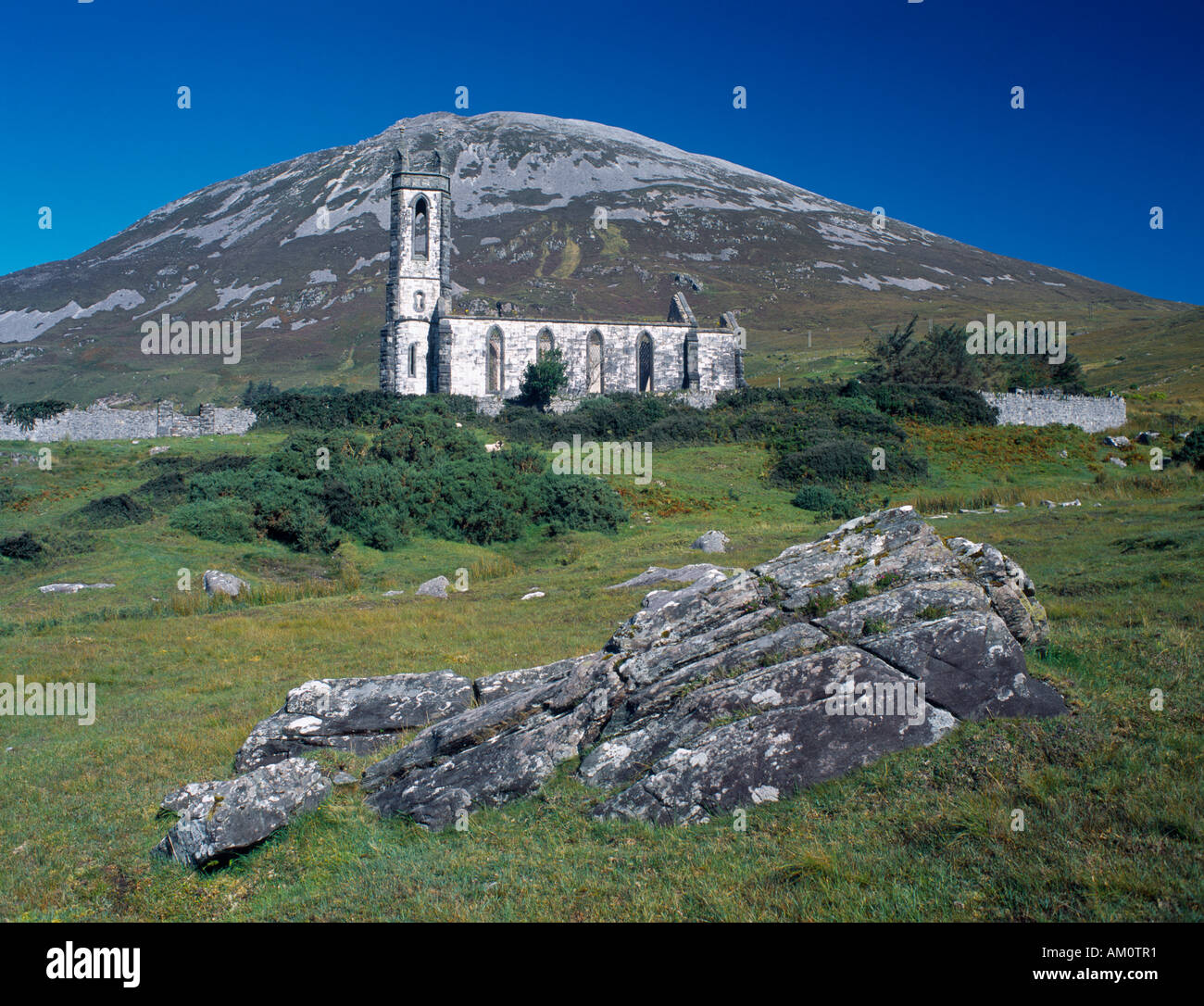Irlanda Donegal Mount Errigal Foto Stock
