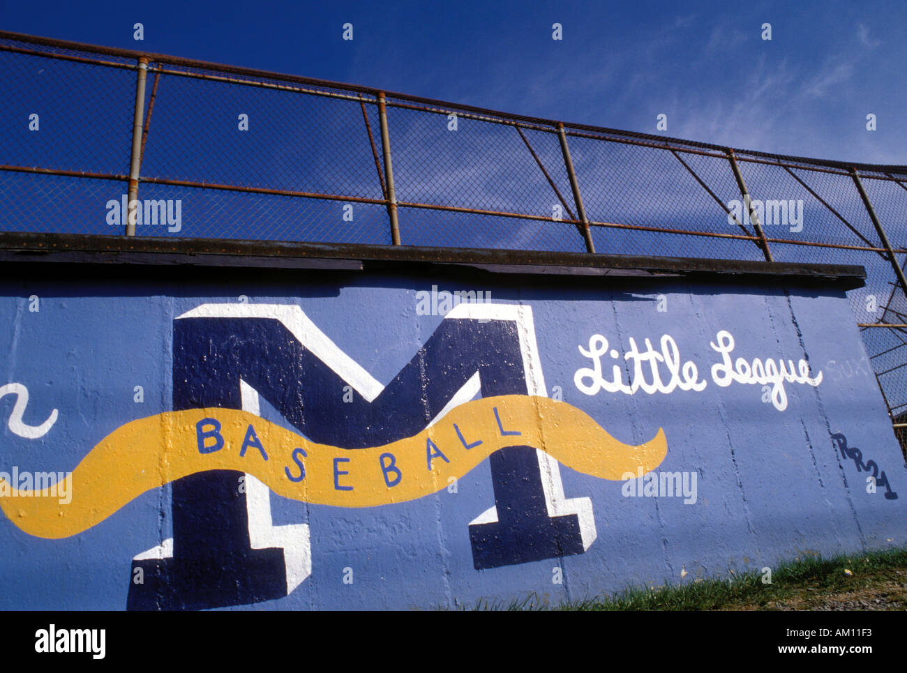 Little League Baseball Field Foto Stock