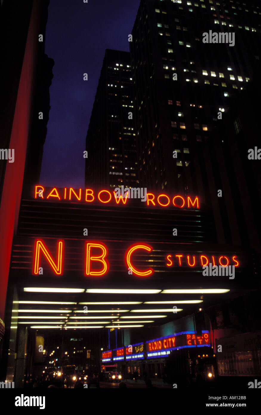 Rainbow Room di New York Foto Stock