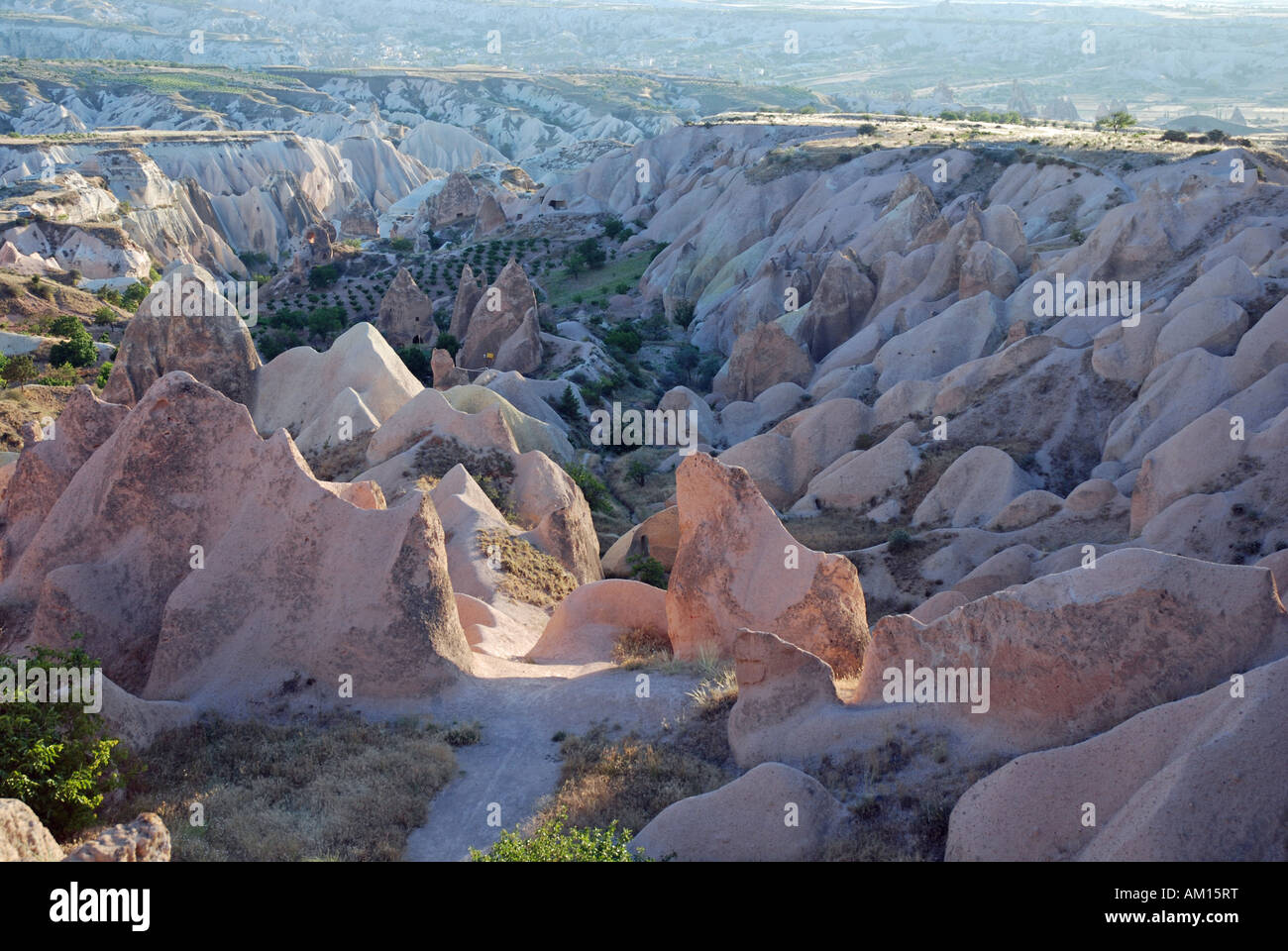 Valle delle Rose, Cappadocia, Anatolia, Turchia Foto Stock