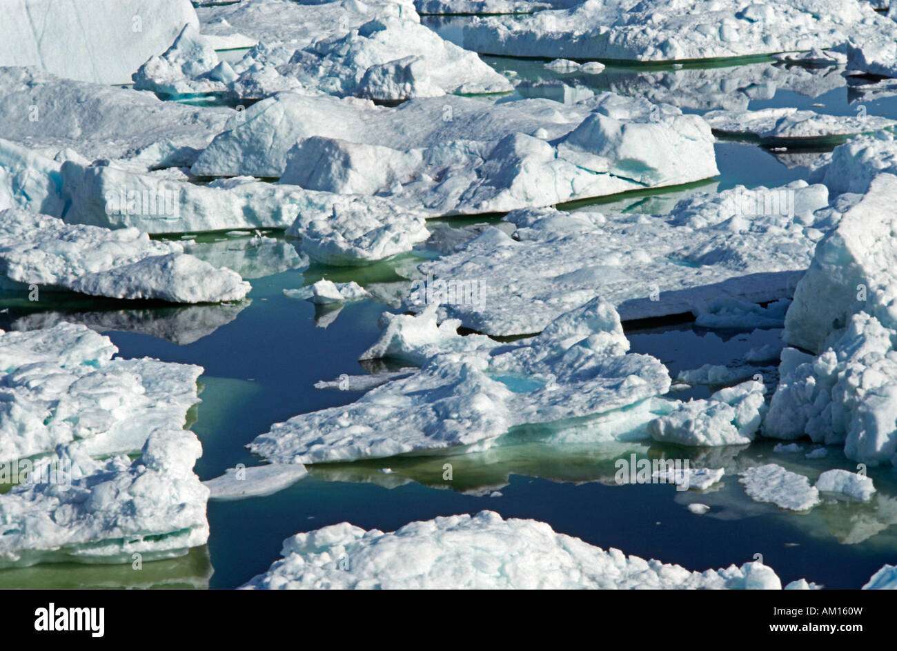 Iceberg, Disko Bay, Jacobshavner icebergs, Groenlandia Foto Stock