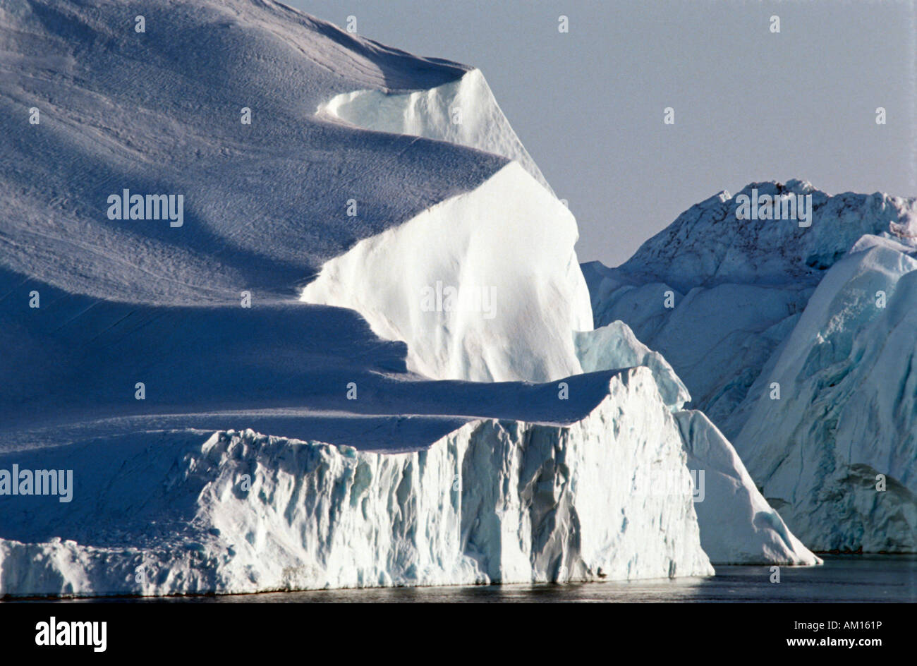 Iceberg, Disko Bay, Jacobshavner icebergs, Groenlandia Foto Stock