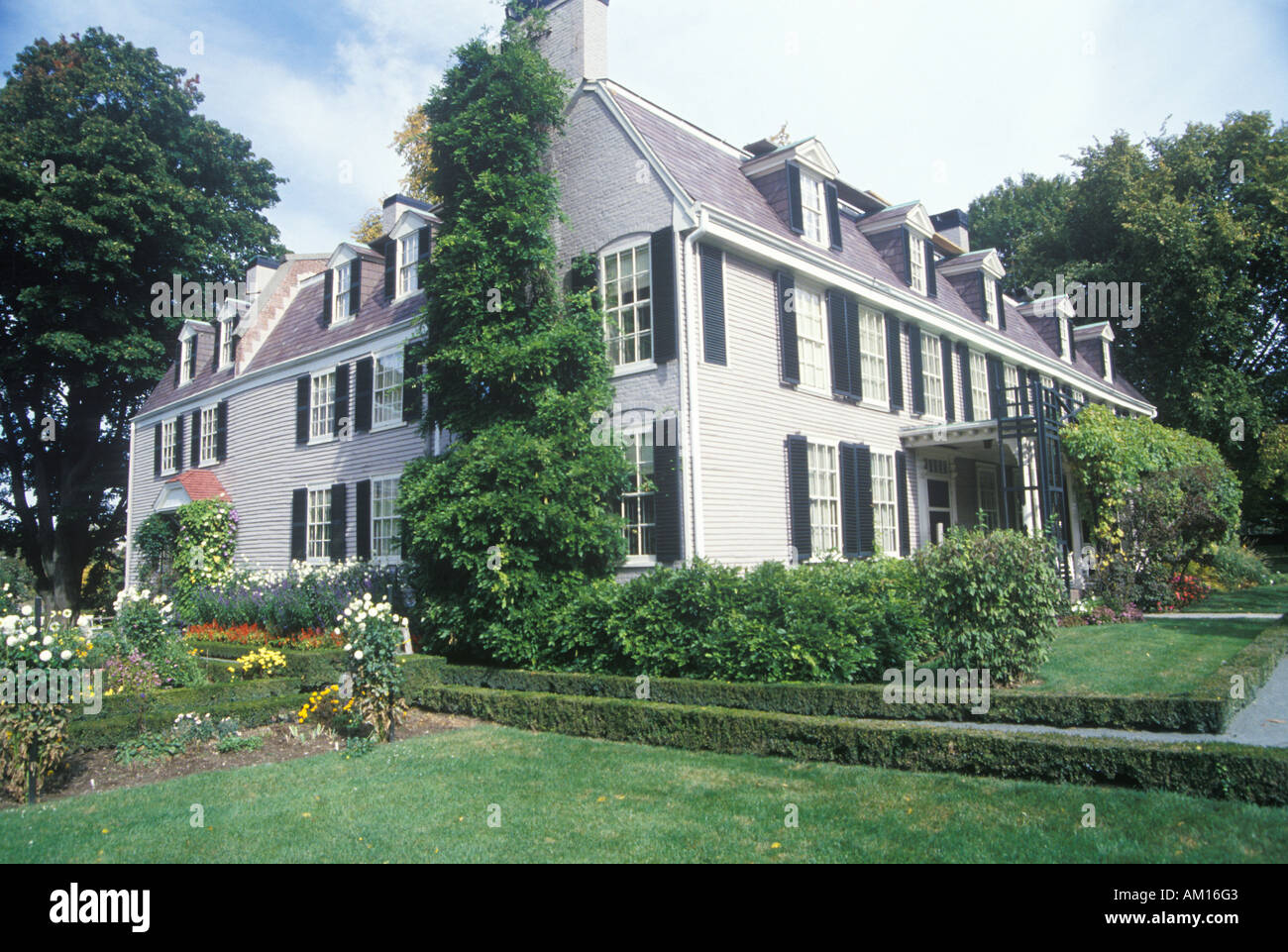 John Adams National Historic Site home di John Adams Braintree Massachusetts Foto Stock