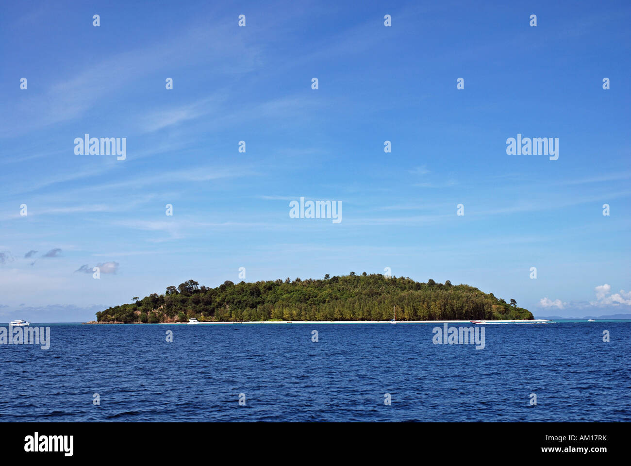 Andaman-Sea, isola nella baia di Ao Phang Nga, Thailandia, Asia Foto Stock