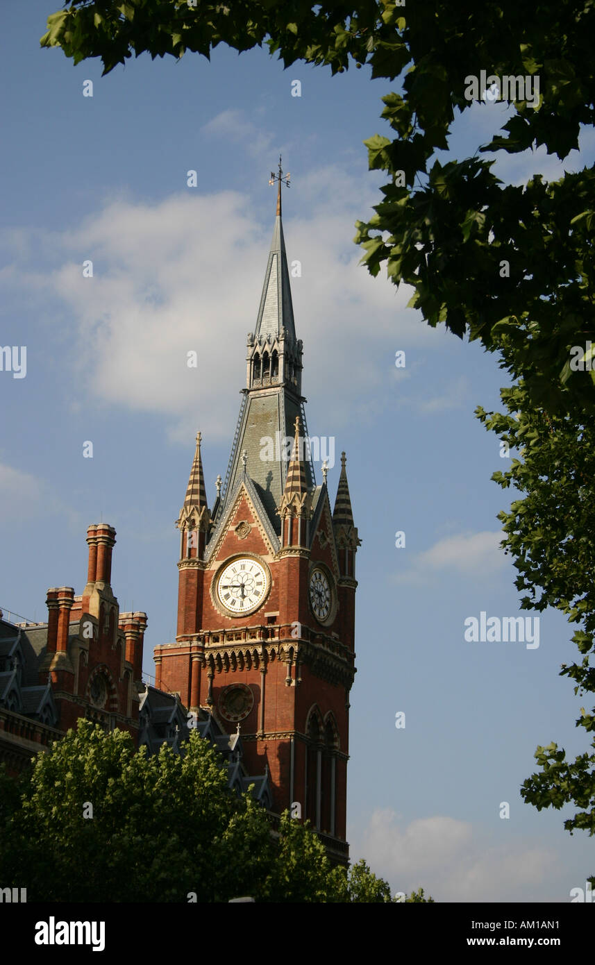 Parte di Midland Grand Hotel, St Pancras, London. Foto Stock