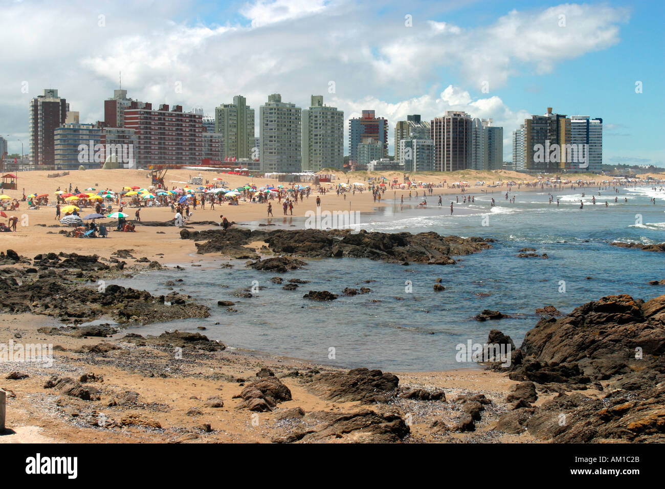 Le spiagge di Punta del Este Uruguay Foto Stock