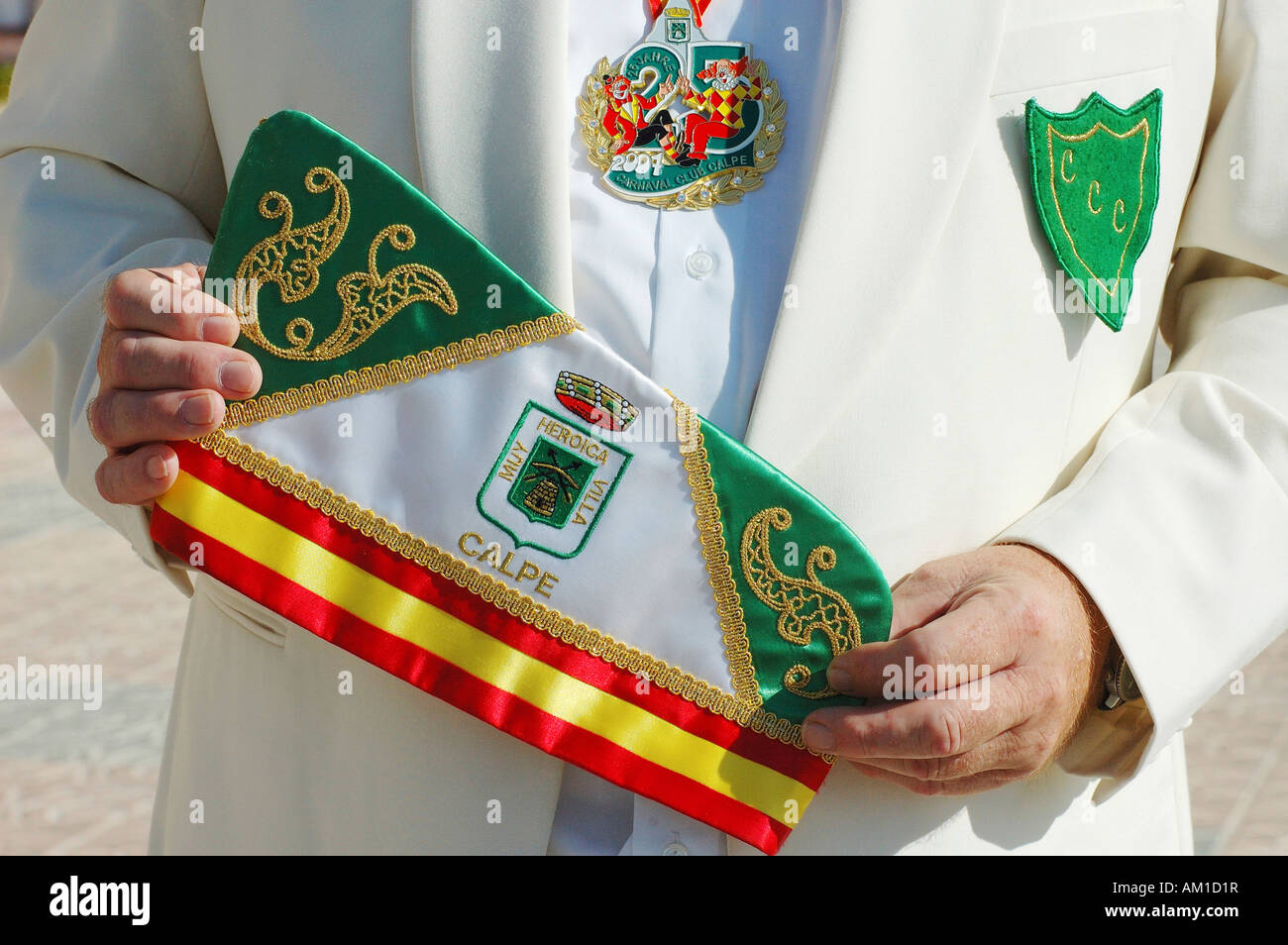 Carnevale a Calpe Alicante, Valencia, Spagna Foto Stock
