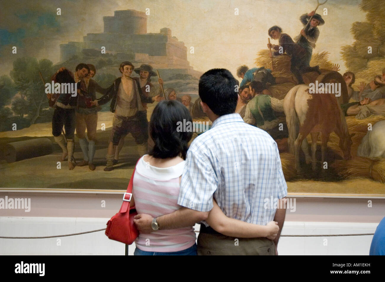 La era o estate da Francisco de Goya in Museo El Prado Madrid Spagna Foto Stock