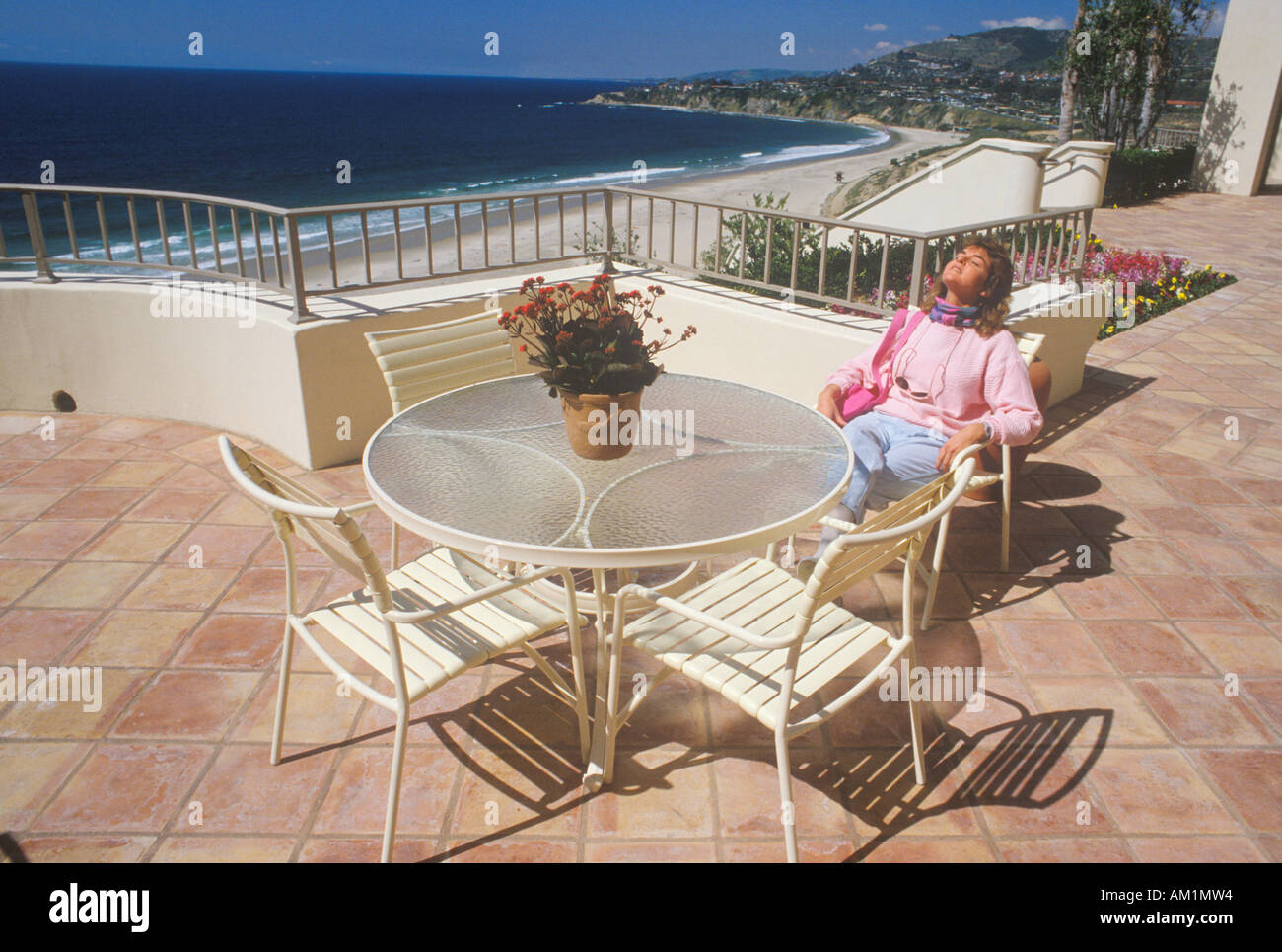 Oziare al di fuori del Ritz Carlton Hotel Laguna Niguel CA Foto Stock