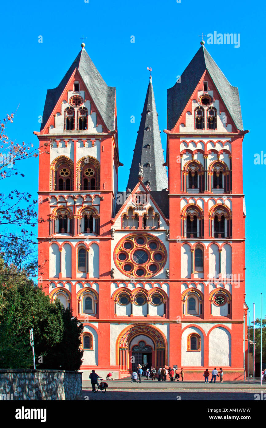 Cattedrale St. Georg Limburg Lahn Hessen Germania Europa Foto Stock