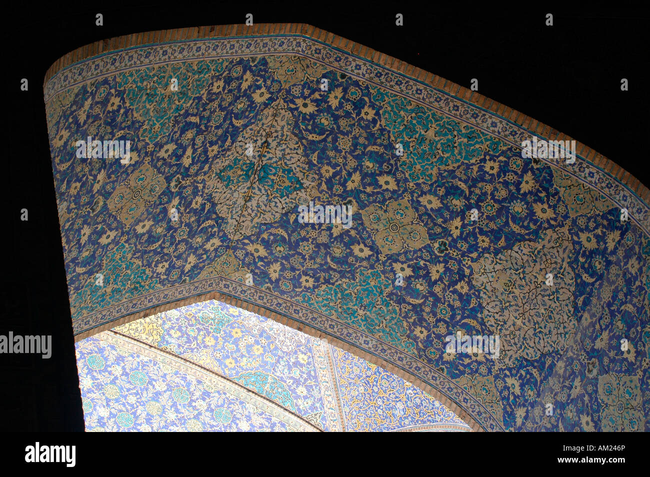 L Imam o Moschea Shah a ESFAHAN Iran Foto Stock