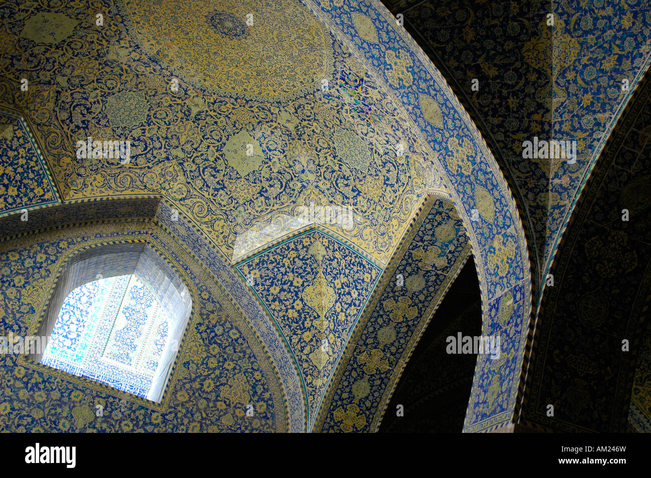 L Imam o Moschea Shah a ESFAHAN Iran Foto Stock