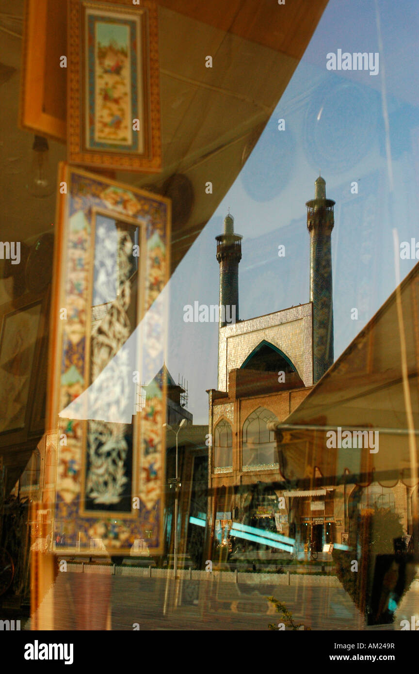 L Imam o Moschea Shah a ESFAHAN Iran Foto Stock