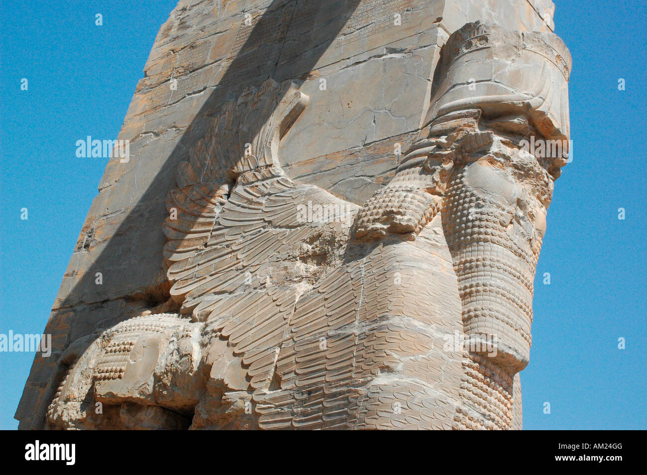 Xerxes gate o gate di tutte le nazioni PERSEPOLIS Iran Foto Stock