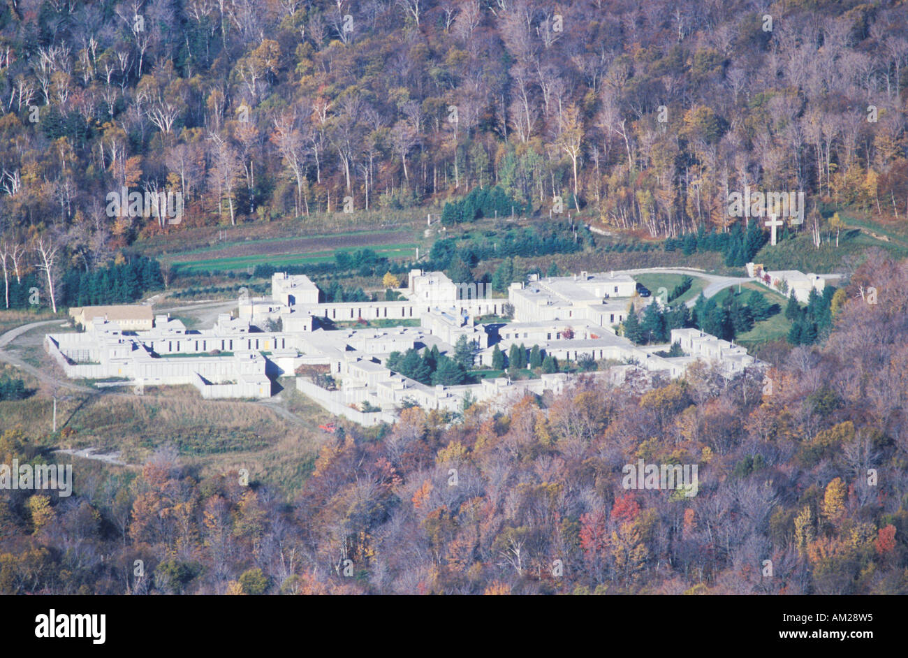 La montagna monastero Equinox nel Vermont Foto Stock