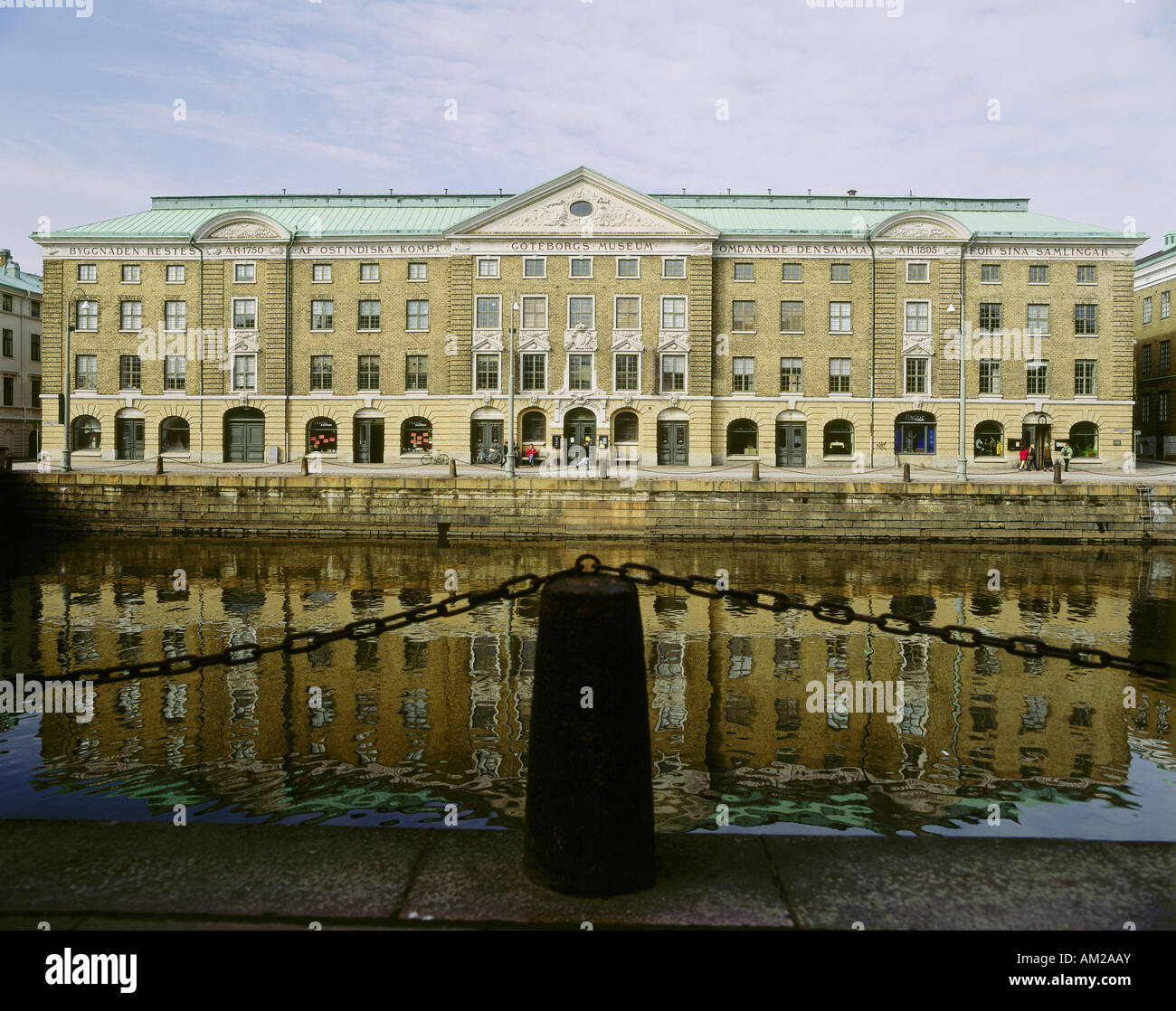 Geografia / viaggi, Svezia, Goteborg, musei, il museo civico, vista esterna, ex edificio Svedese della East India Company Foto Stock