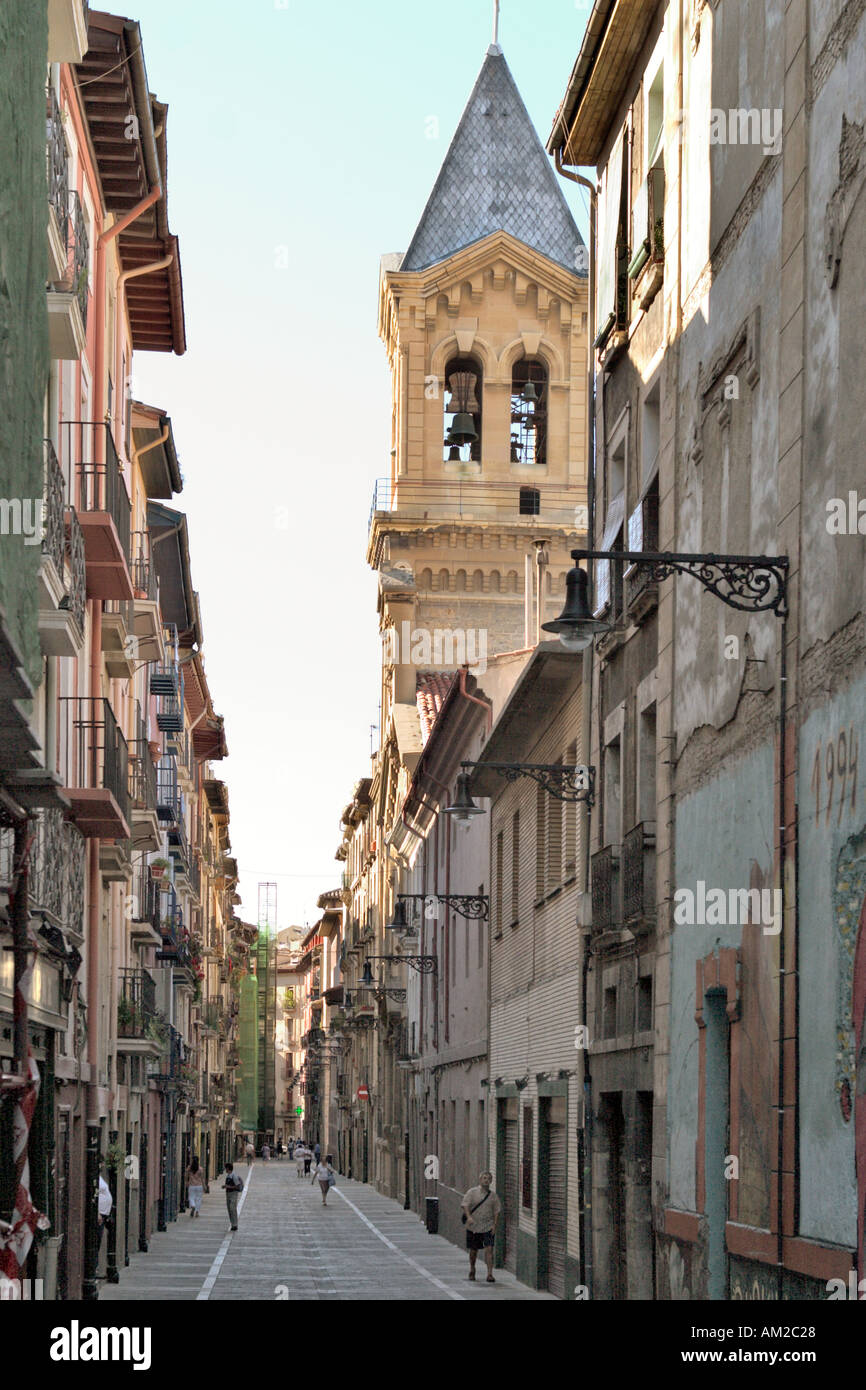 Casco Antiguo (Città Vecchia), Pamplona, Navarra, Paese Basco, Spagna Foto Stock