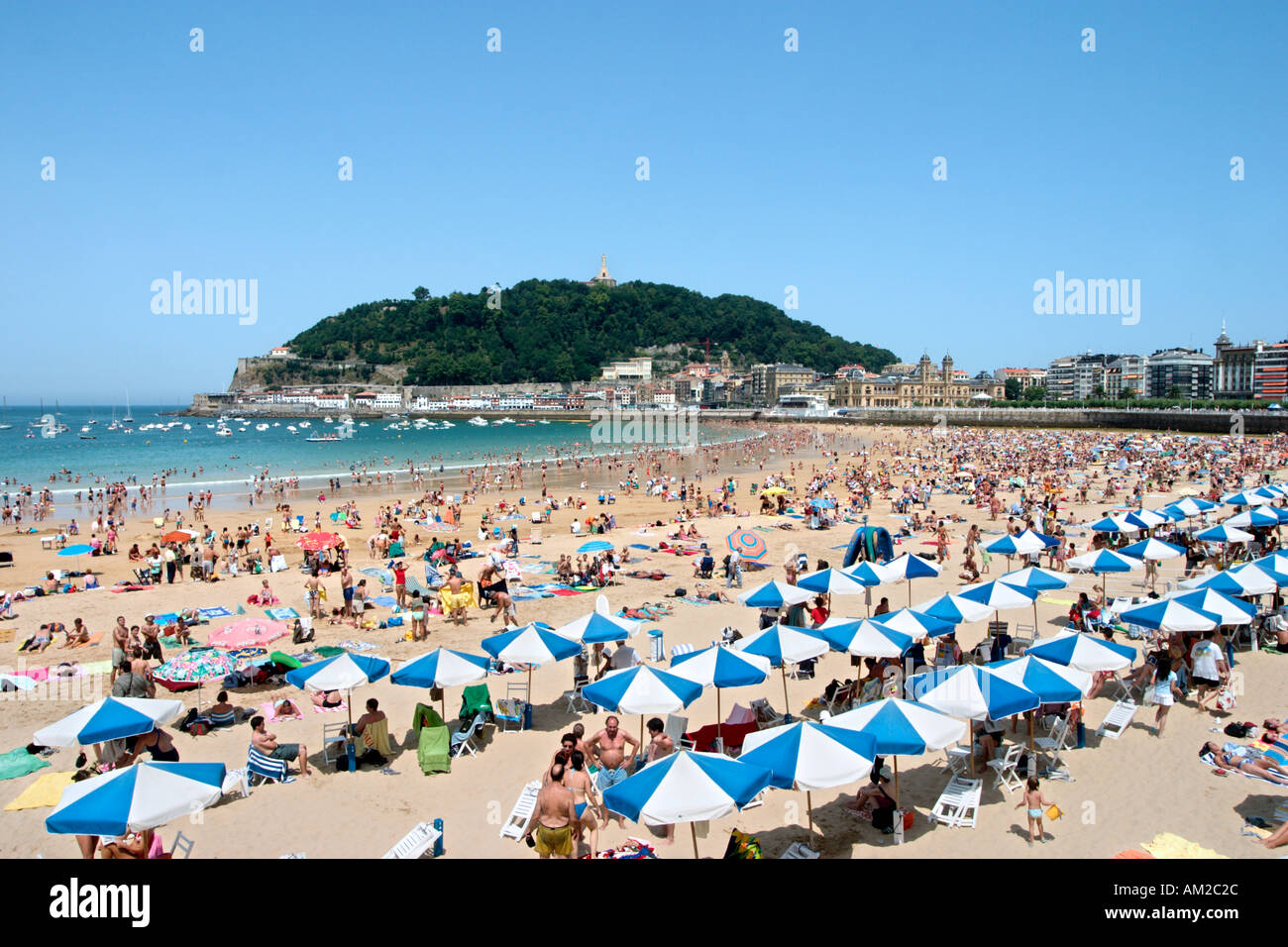 Spiaggia Di Playa De La Concha Bahia De La Concha San Sebastian