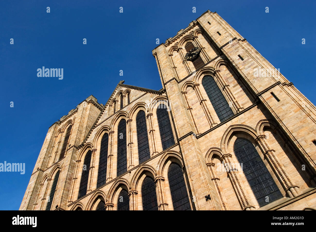 La Chiesa Cattedrale di San Pietro e di San Wilfrid diocesi di Ripon e Leeds Ripon North Yorkshire, Inghilterra Foto Stock