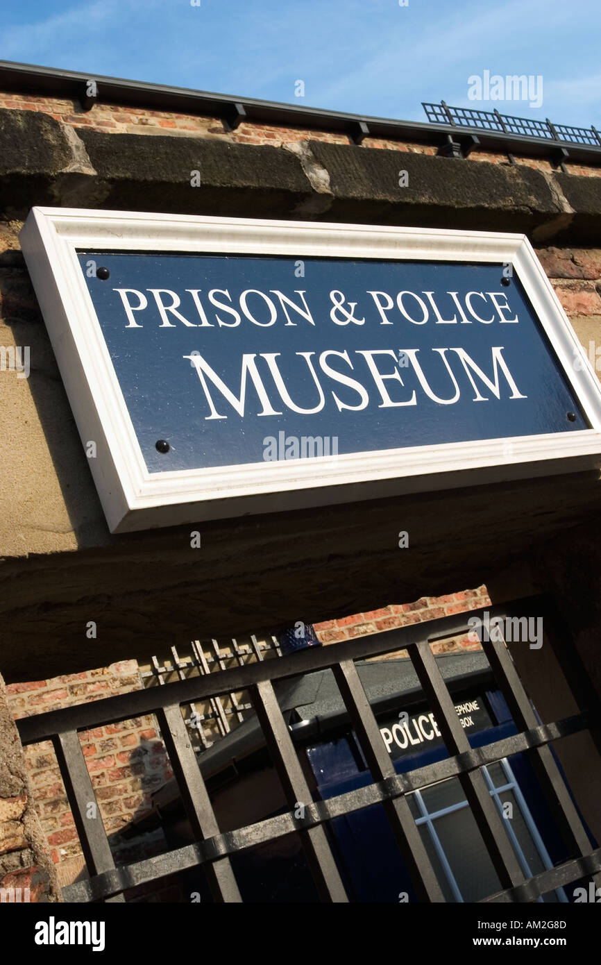 La prigione e il Museo della polizia in Ripon North Yorkshire, Inghilterra Foto Stock