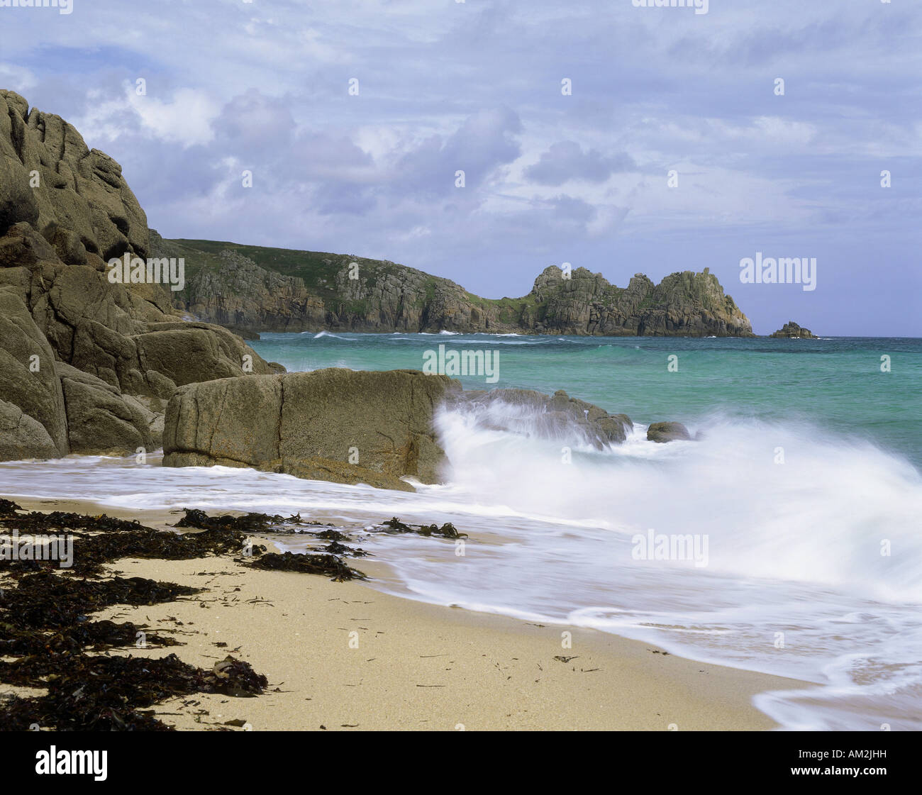 Geografia / viaggi, Gran Bretagna, Inghilterra, paesaggi, Porth curno, Additional-Rights-Clearance-Info-Not-Available Foto Stock