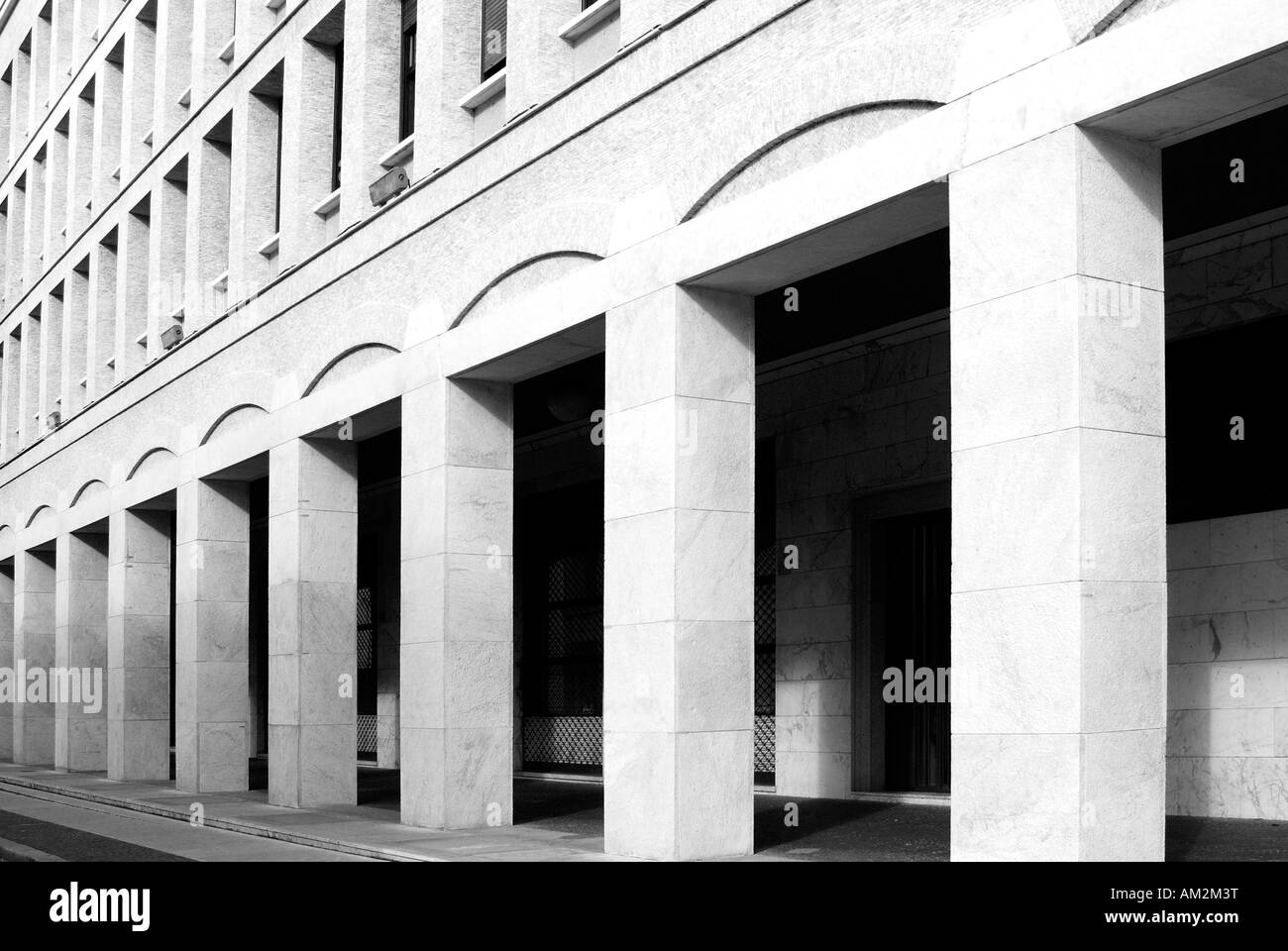 Costruzione bianca Foto Stock