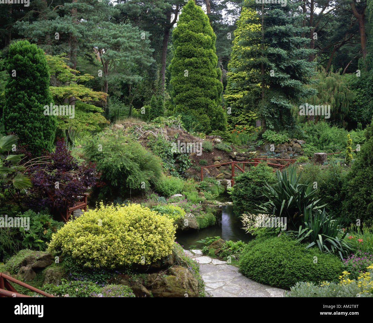Geografia / viaggi, Gran Bretagna, Inghilterra, Poole, giardino / parchi, Compton Acres Gardens, Additional-Rights-Clearance-Info-Not-Available Foto Stock