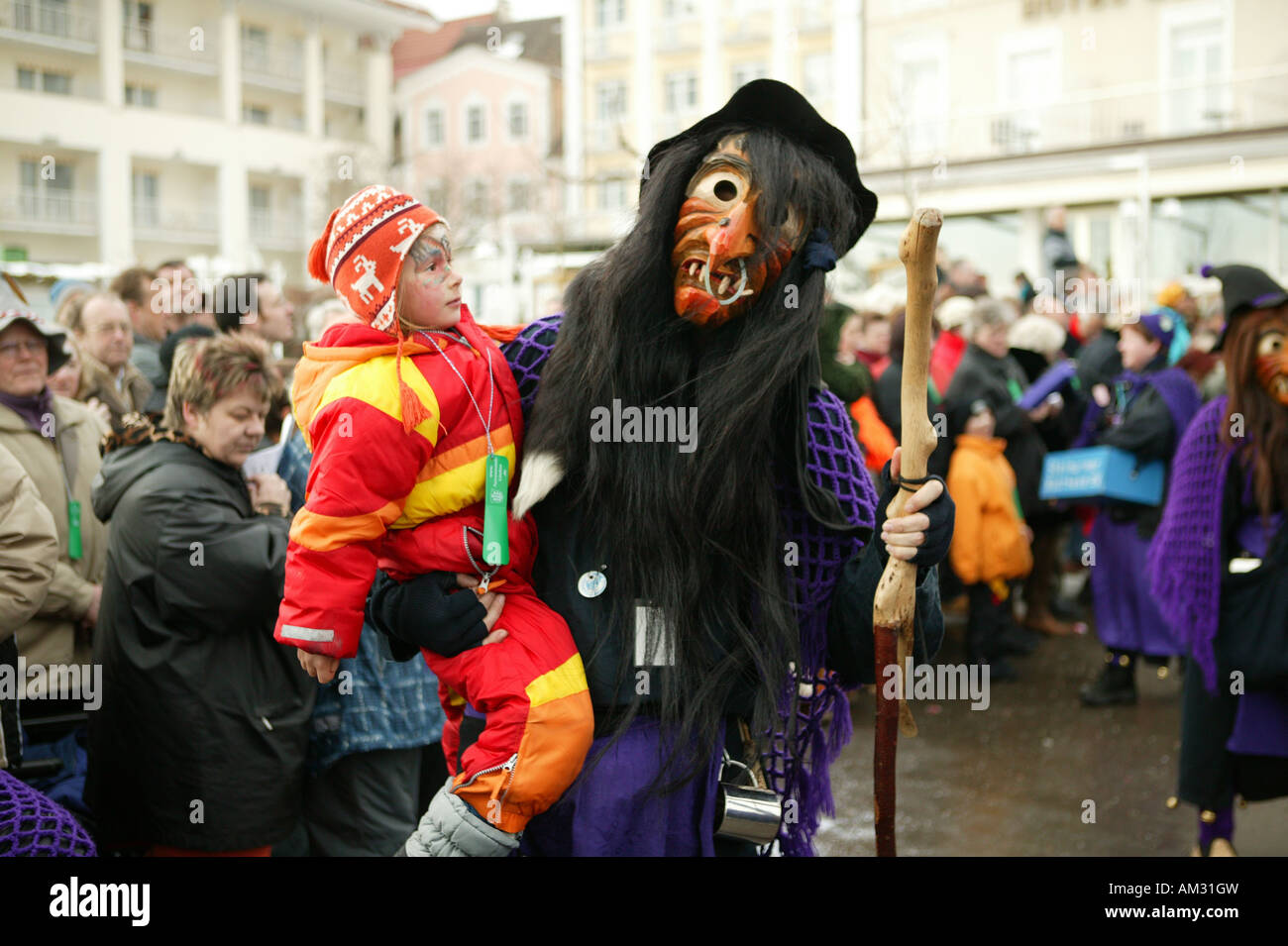 Carnevale svevo, Lindau, Allgaeu, Baviera, Germania Foto Stock