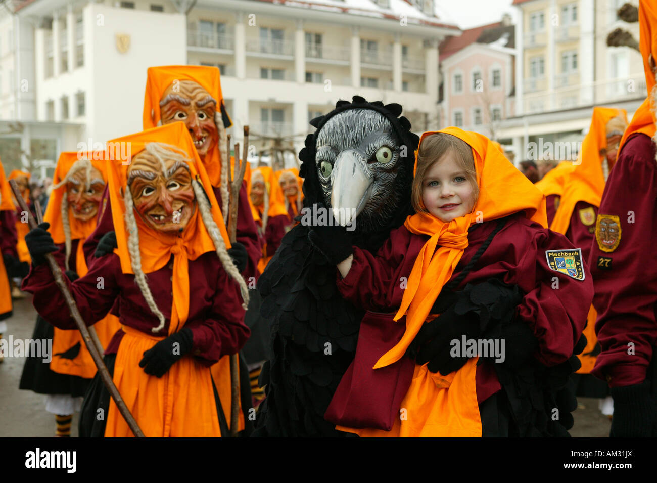 Carnevale svevo, Lindau, Allgaeu, Baviera, Germania Foto Stock